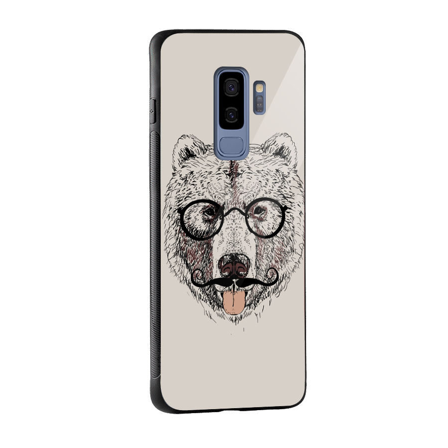 Studious Bear Glass Back Case for Galaxy S9 Plus