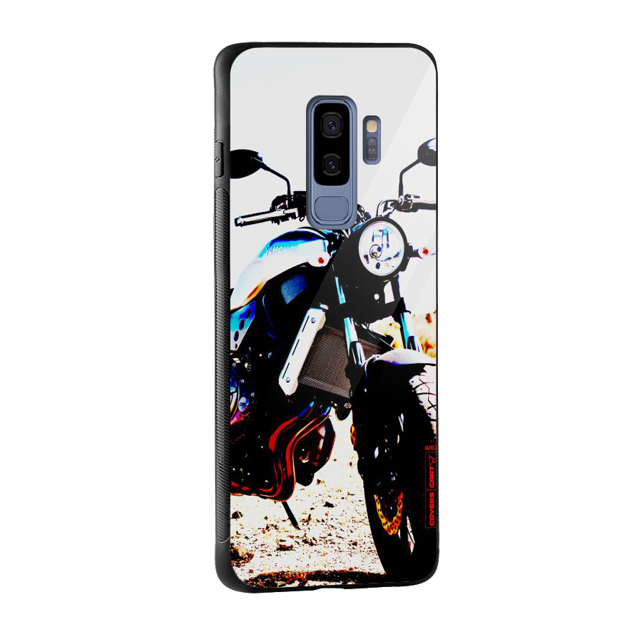Stylish Ride Extreme Glass Back Case for Galaxy S9 Plus