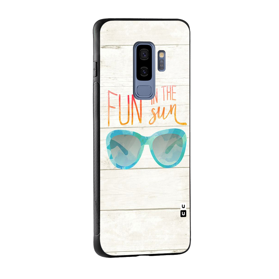 Sun Fun Glass Back Case for Galaxy S9 Plus