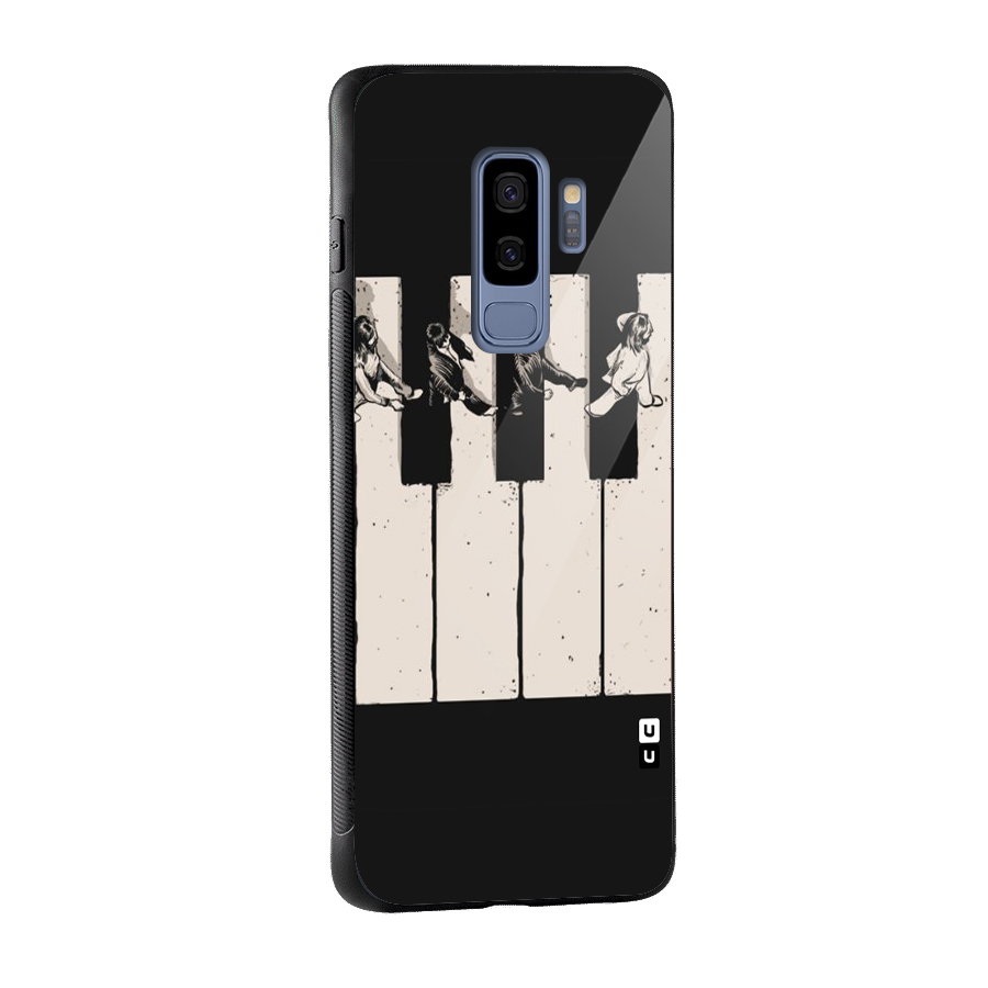 Talk A Walk Glass Back Case for Galaxy S9 Plus