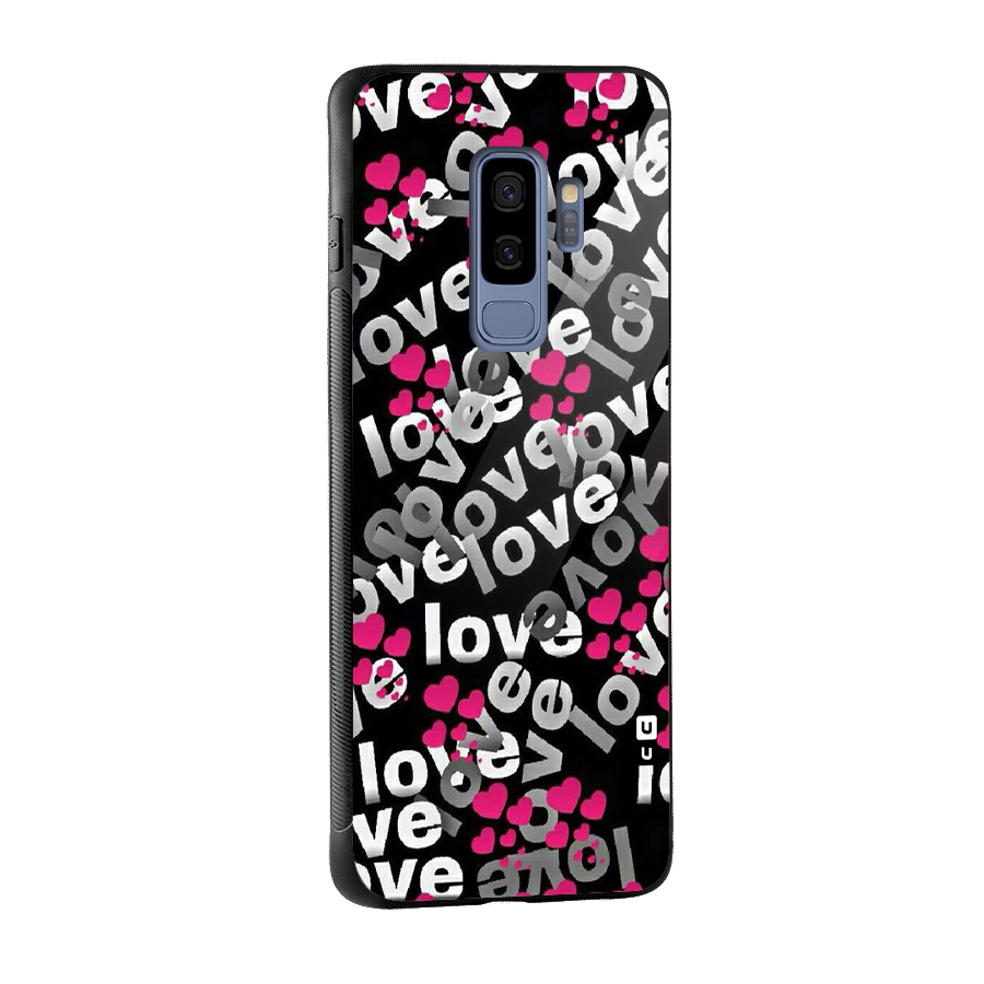 Too Much Love Glass Back Case for Galaxy S9 Plus
