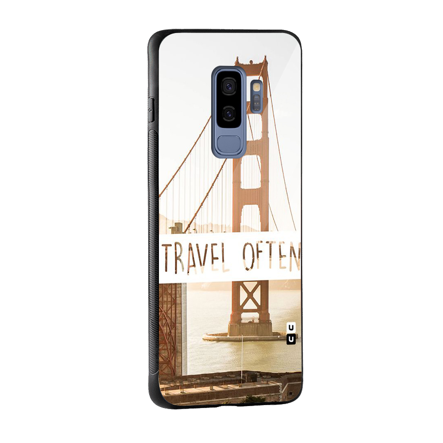 Travel Often Glass Back Case for Galaxy S9 Plus