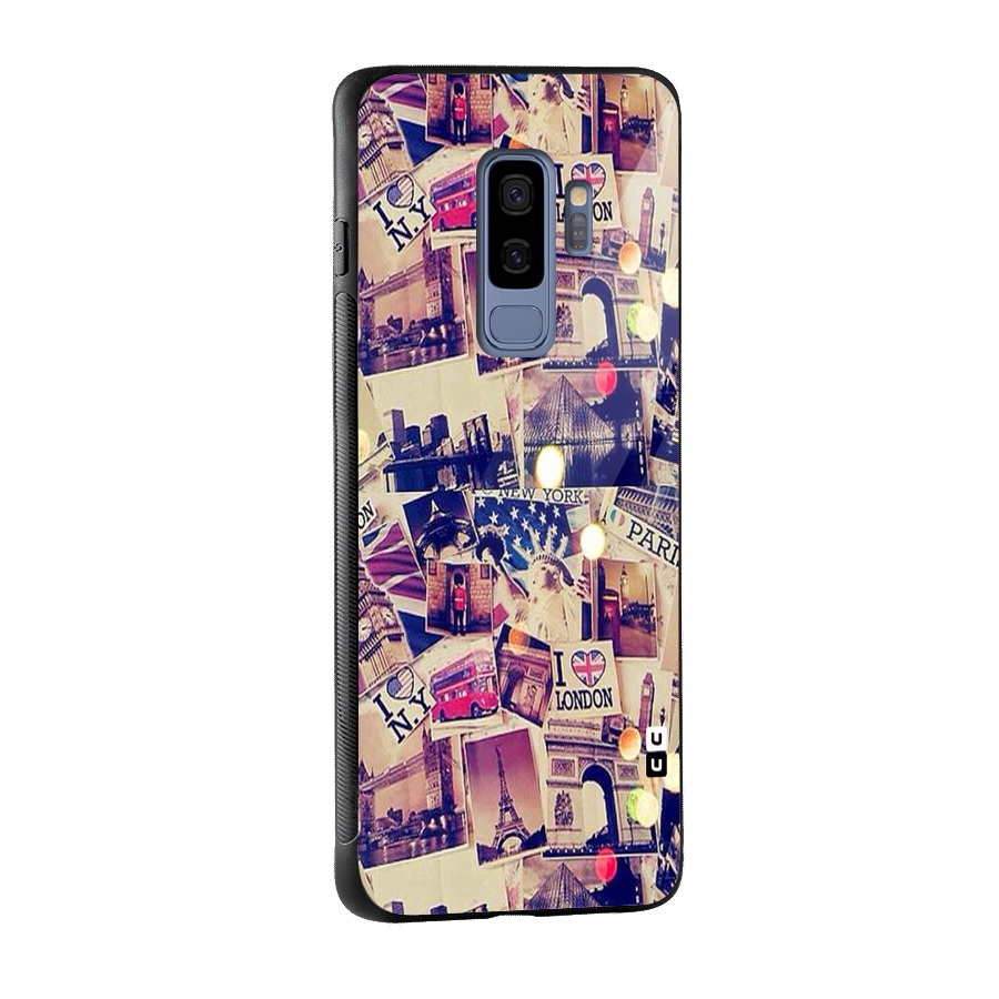 Travel Pictures Glass Back Case for Galaxy S9 Plus
