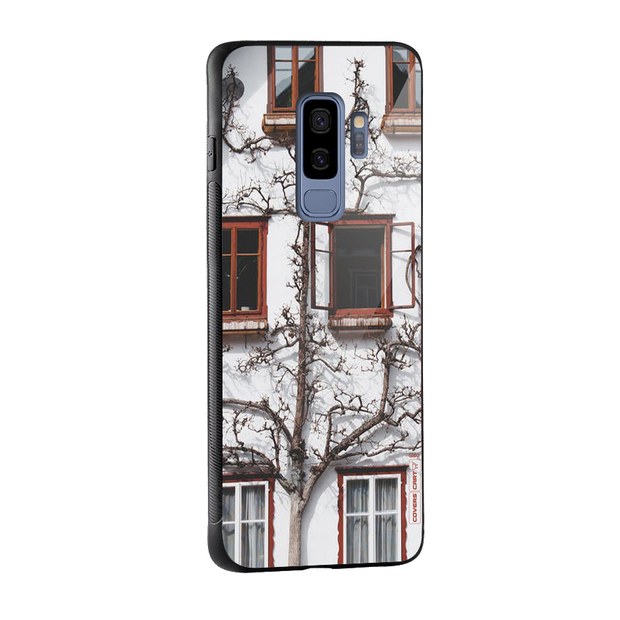 Tree House Glass Back Case for Galaxy S9 Plus
