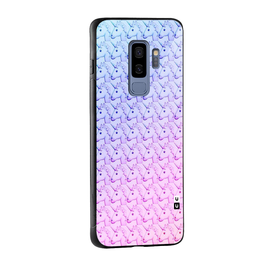 Unicorn Shade Glass Back Case for Galaxy S9 Plus