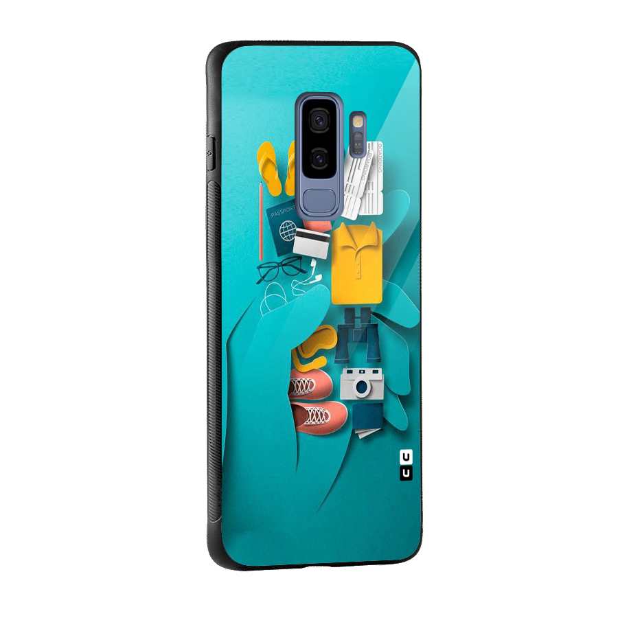 Vacay Vibes Glass Back Case for Galaxy S9 Plus