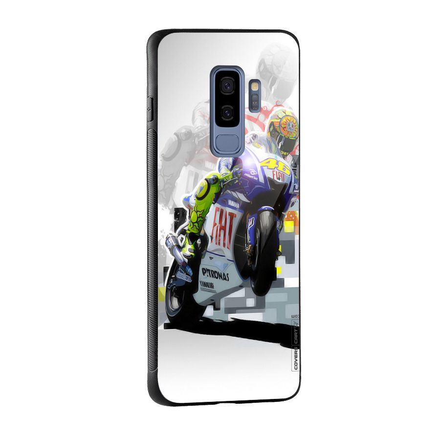 Valentino Rossi Glass Back Case for Galaxy S9 Plus