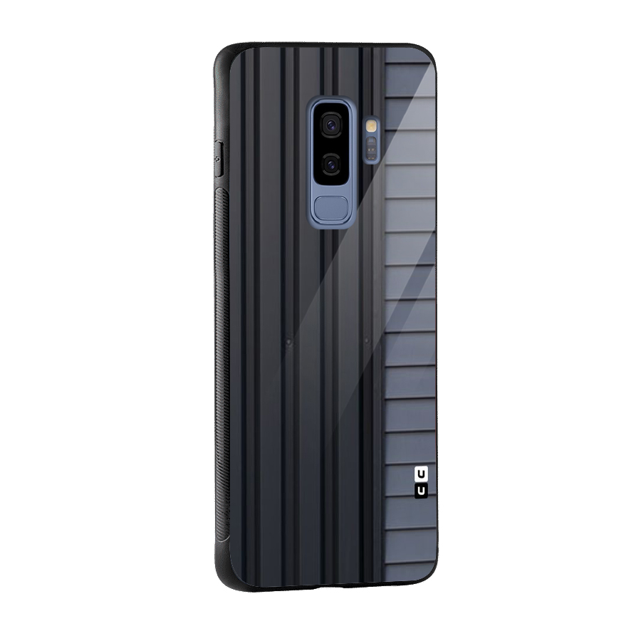 Vertical Horizontal Glass Back Case for Galaxy S9 Plus