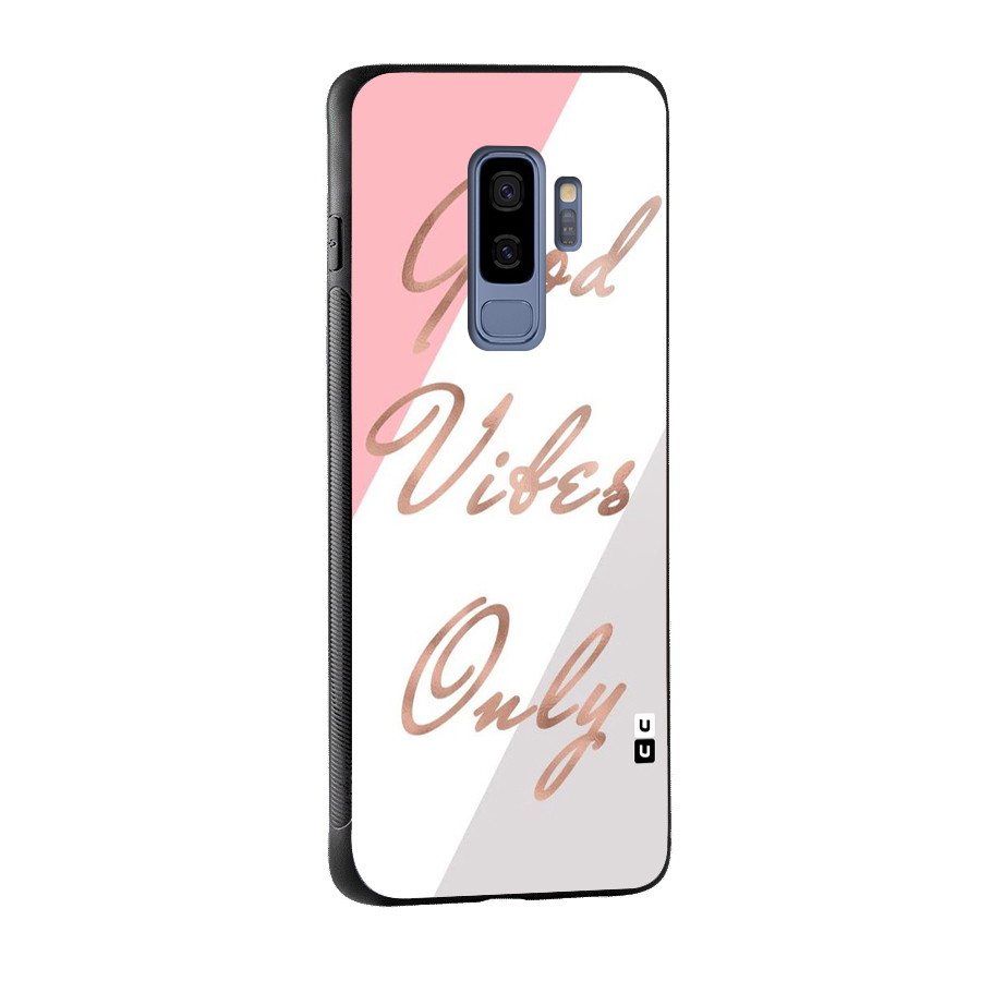 Vibes Classic Stripes Glass Back Case for Galaxy S9 Plus