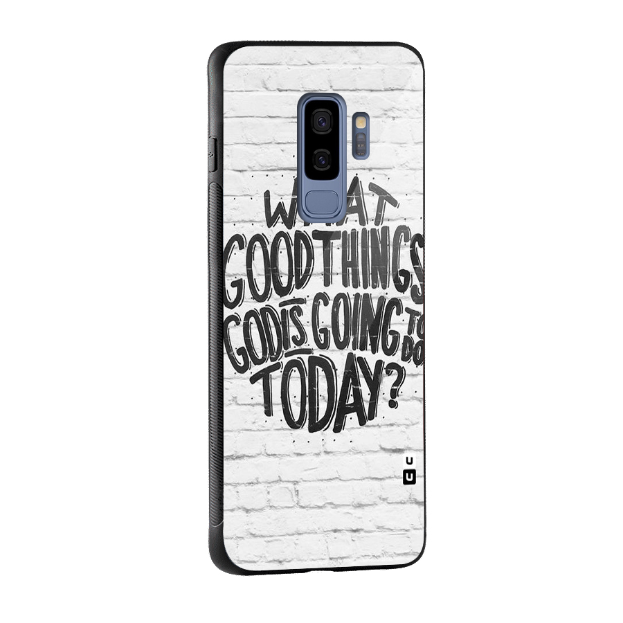 Wall Good Glass Back Case for Galaxy S9 Plus