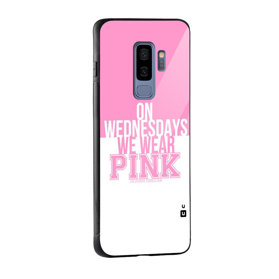Wear Pink Glass Back Case for Galaxy S9 Plus
