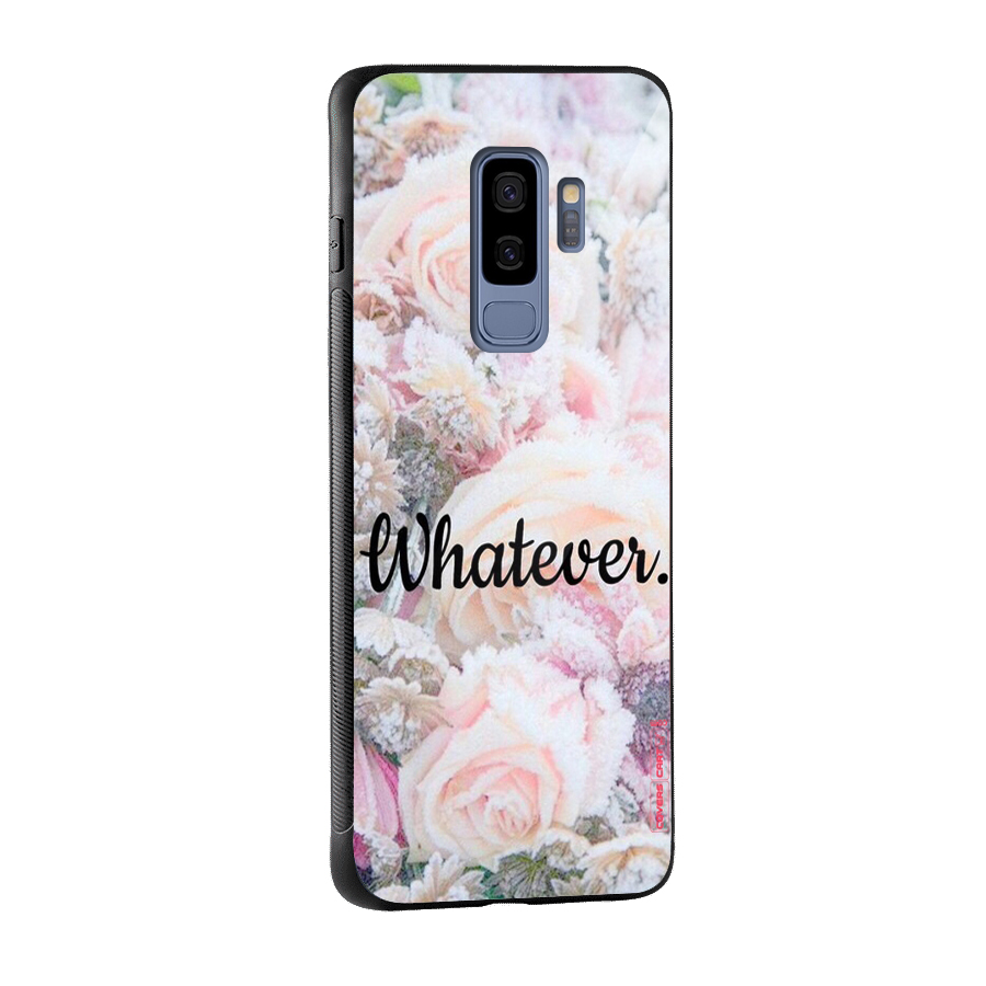 Whatever Glass Back Case for Galaxy S9 Plus
