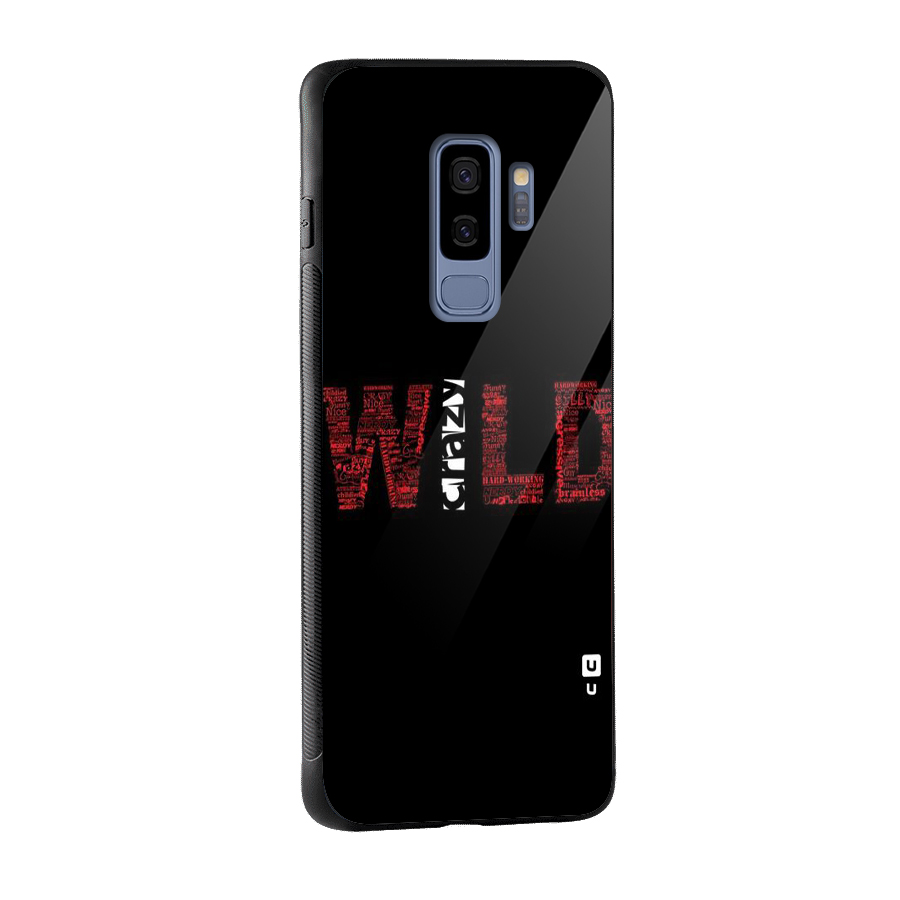 Wild Crazy Glass Back Case for Galaxy S9 Plus