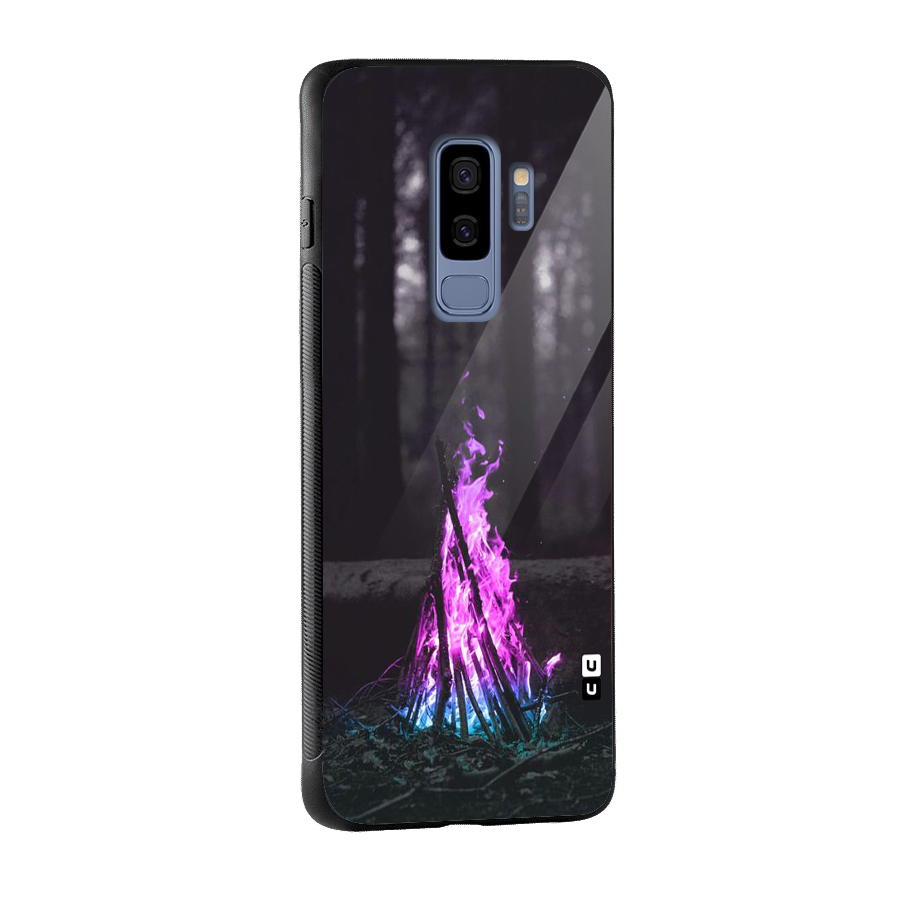 Wild Fire Glass Back Case for Galaxy S9 Plus