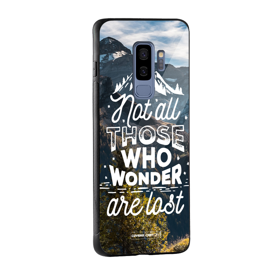 Wonder Lost Glass Back Case for Galaxy S9 Plus