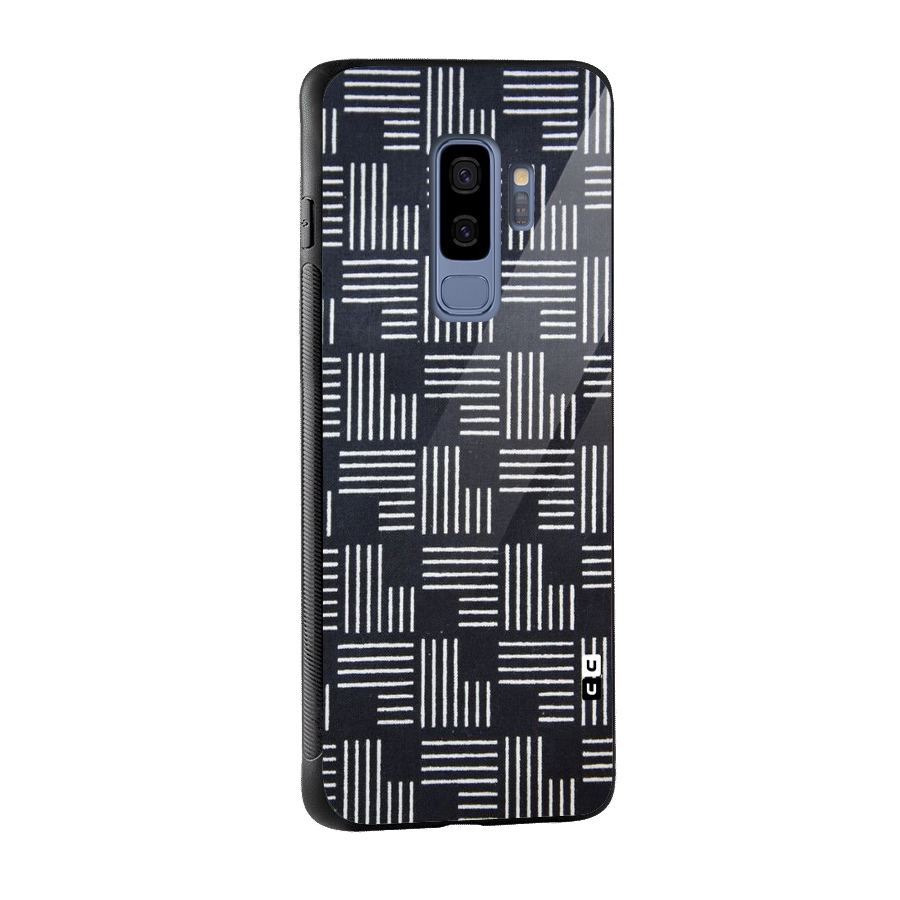 Zig Zag Hierarchy Glass Back Case for Galaxy S9 Plus