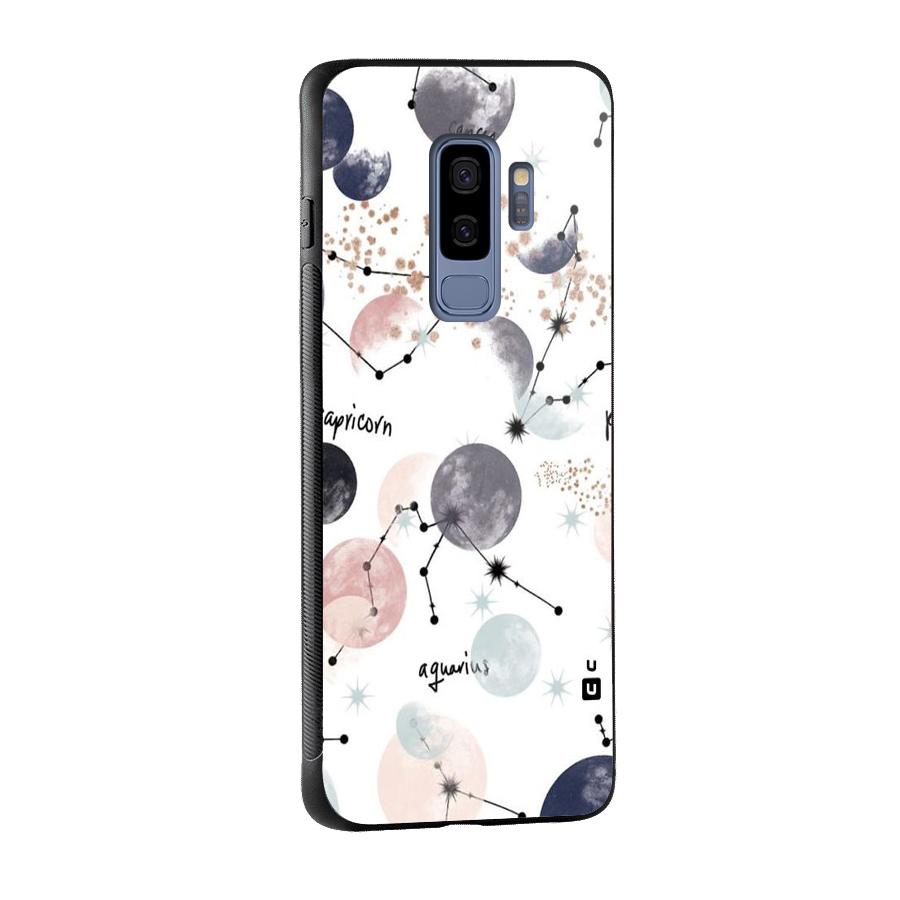 Zodiac Glass Back Case for Galaxy S9 Plus