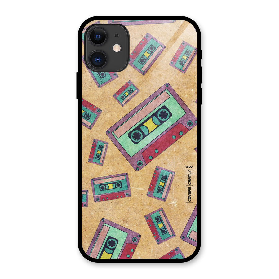 Ancient Cassettes Glass Back Case for iPhone 11
