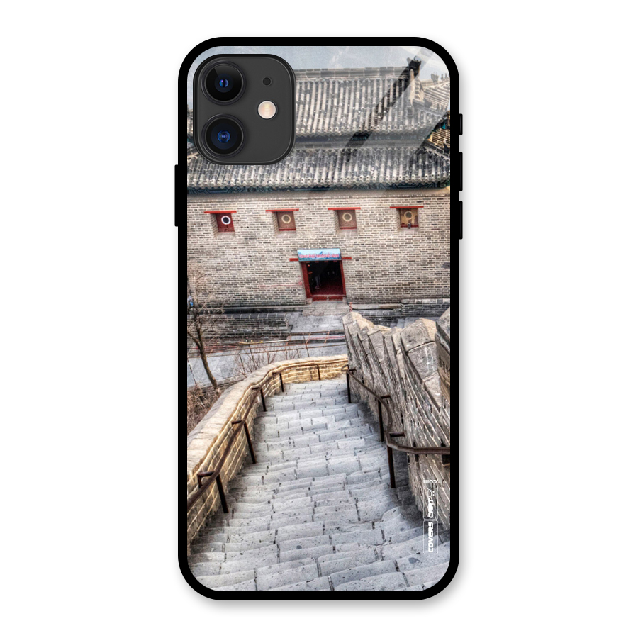 Ancient Strairs Glass Back Case for iPhone 11