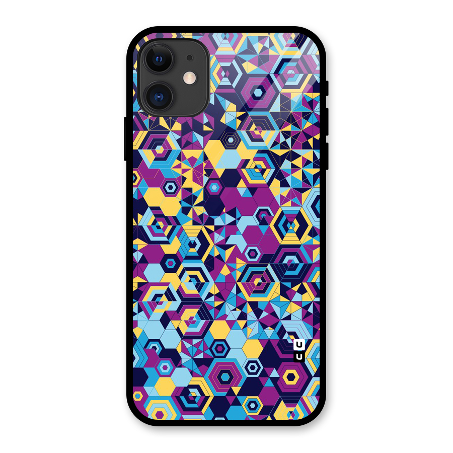 Artistic Abstract Glass Back Case for iPhone 11