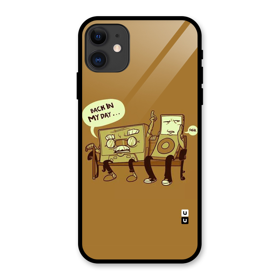 Back In Day Casette Glass Back Case for iPhone 11