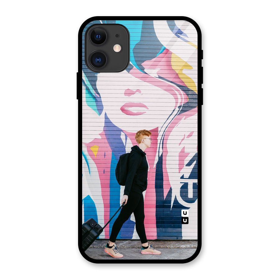 Backpacker Glass Back Case for iPhone 11