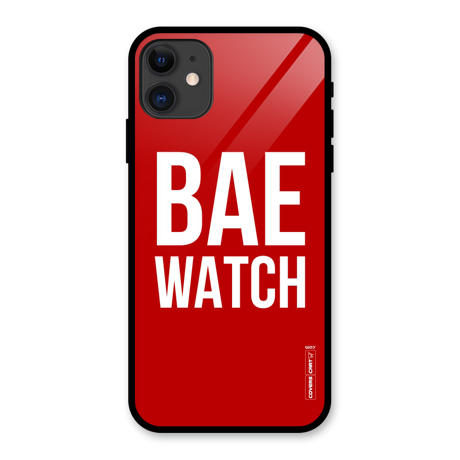 Bae Watch Glass Back Case for iPhone 11