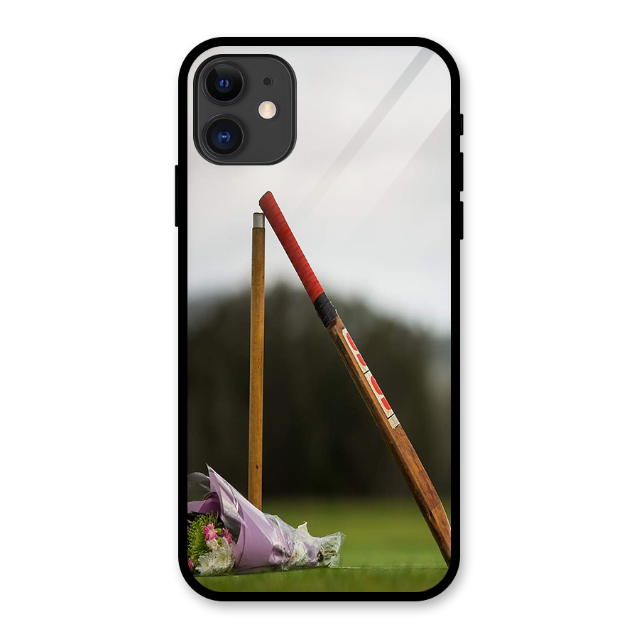 Bat Wicket Glass Back Case for iPhone 11