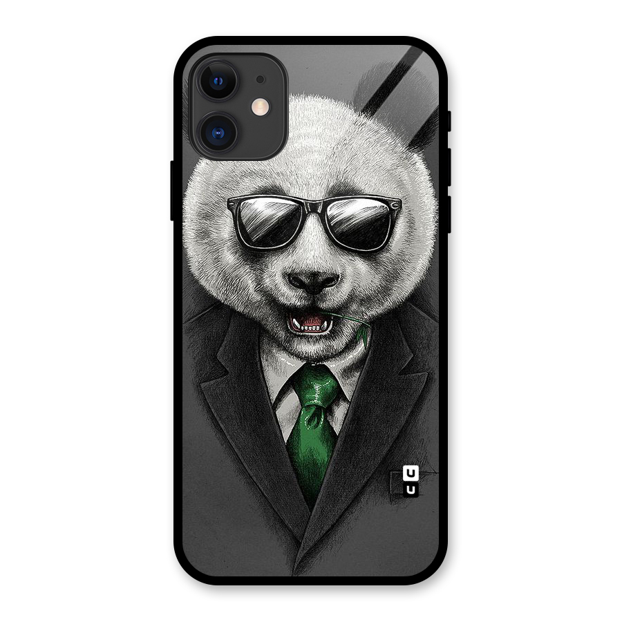 Bear Face Glass Back Case for iPhone 11
