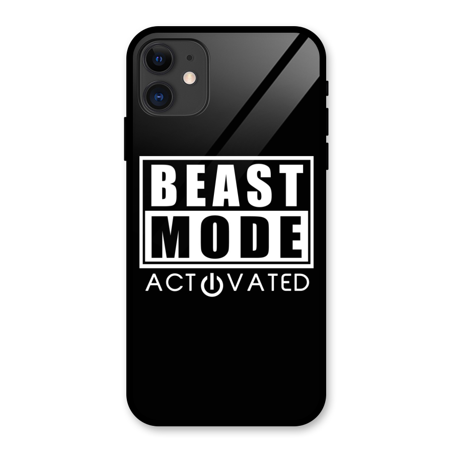 Beast Mode Activated Glass Back Case for iPhone 11