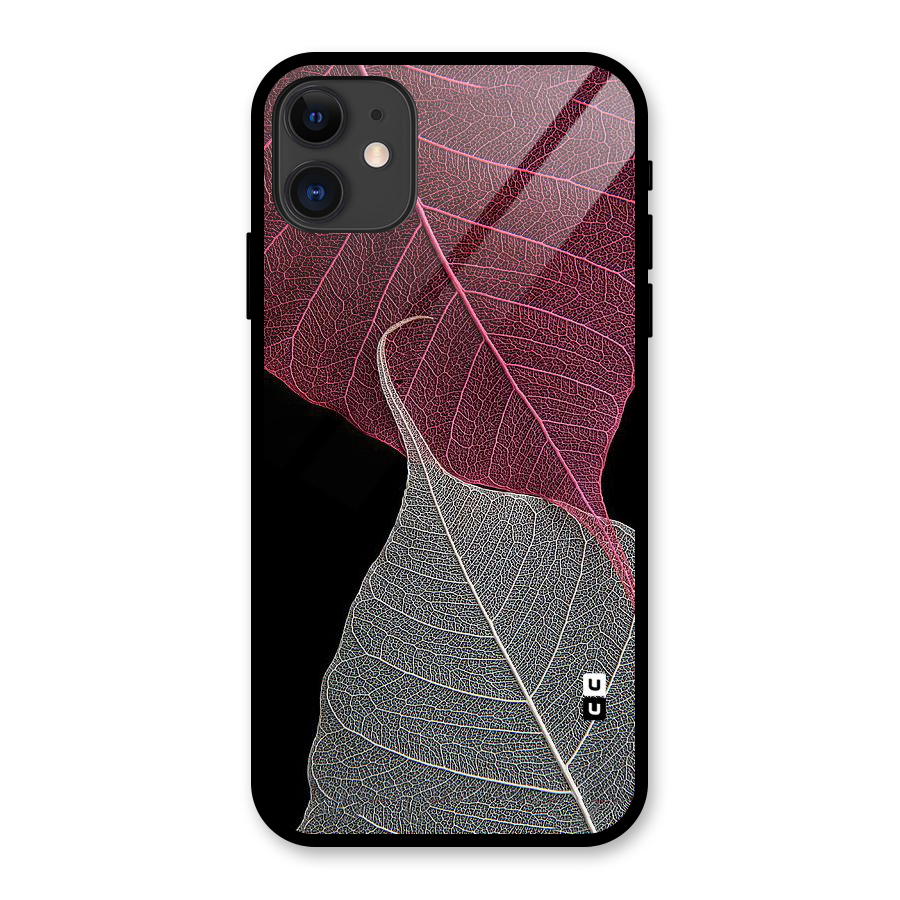 Beauty Leaf Glass Back Case for iPhone 11