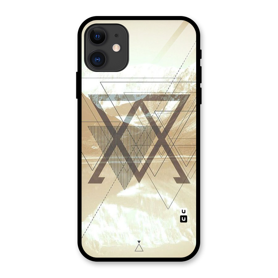 Beige View Glass Back Case for iPhone 11