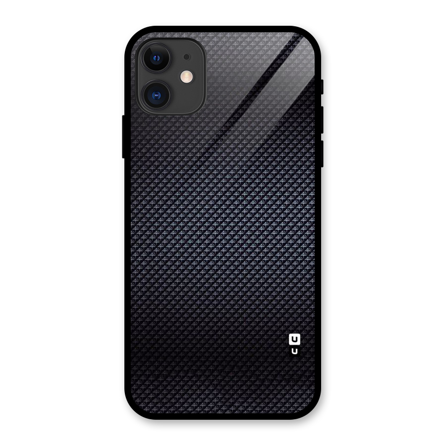 Black Diamond Glass Back Case for iPhone 11