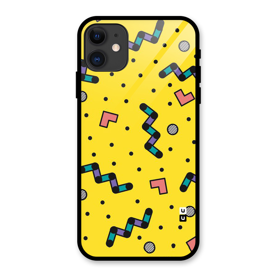 Block Shades Glass Back Case for iPhone 11