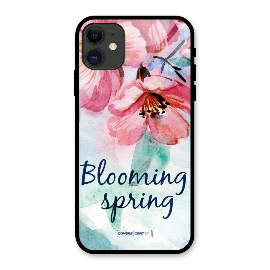 Blooming Spring Glass Back Case for iPhone 11