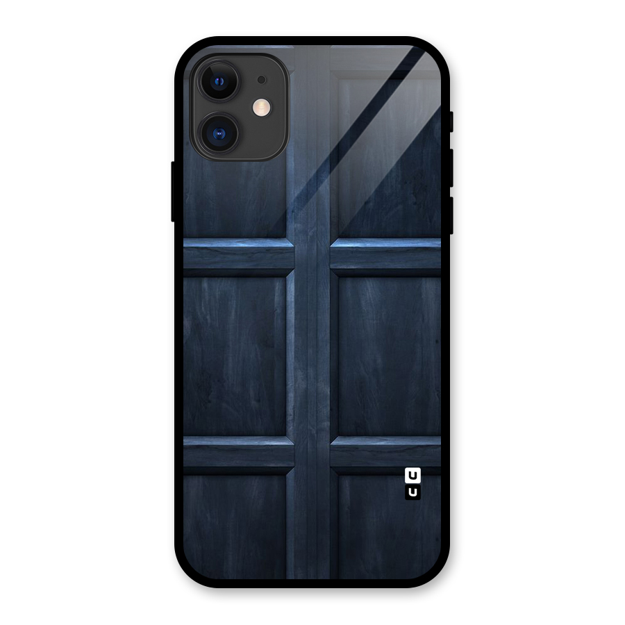 Blue Door Design Glass Back Case for iPhone 11