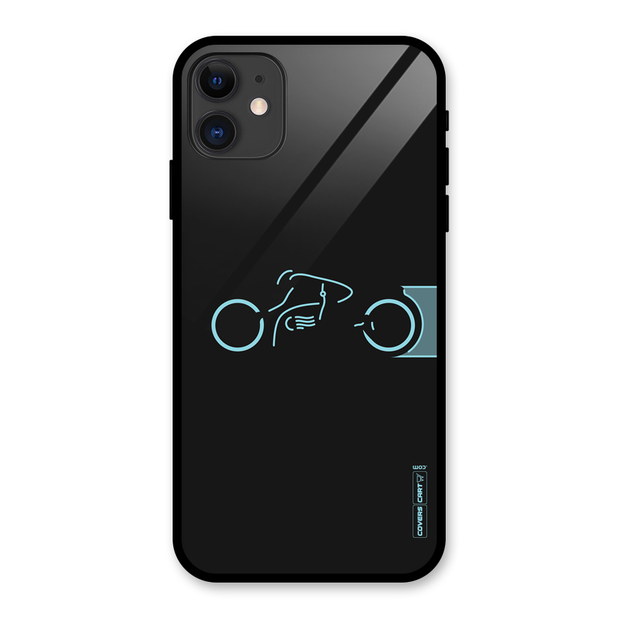Blue Ride Glass Back Case for iPhone 11