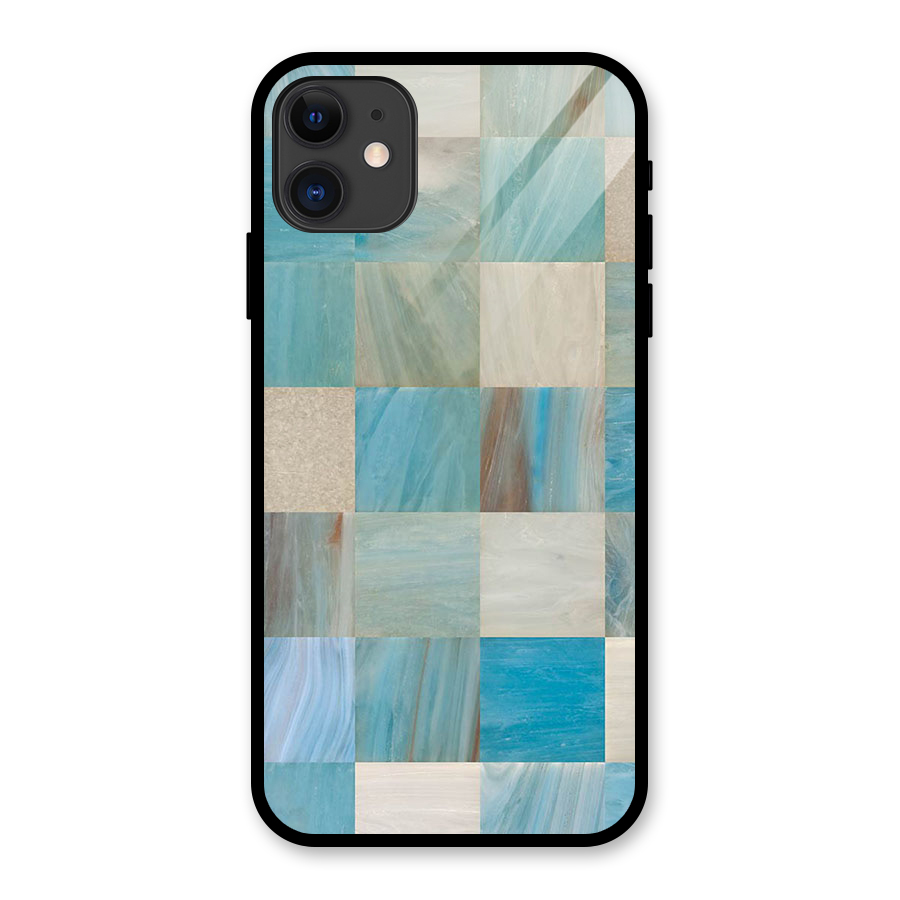 Blue Tiles Glass Back Case for iPhone 11