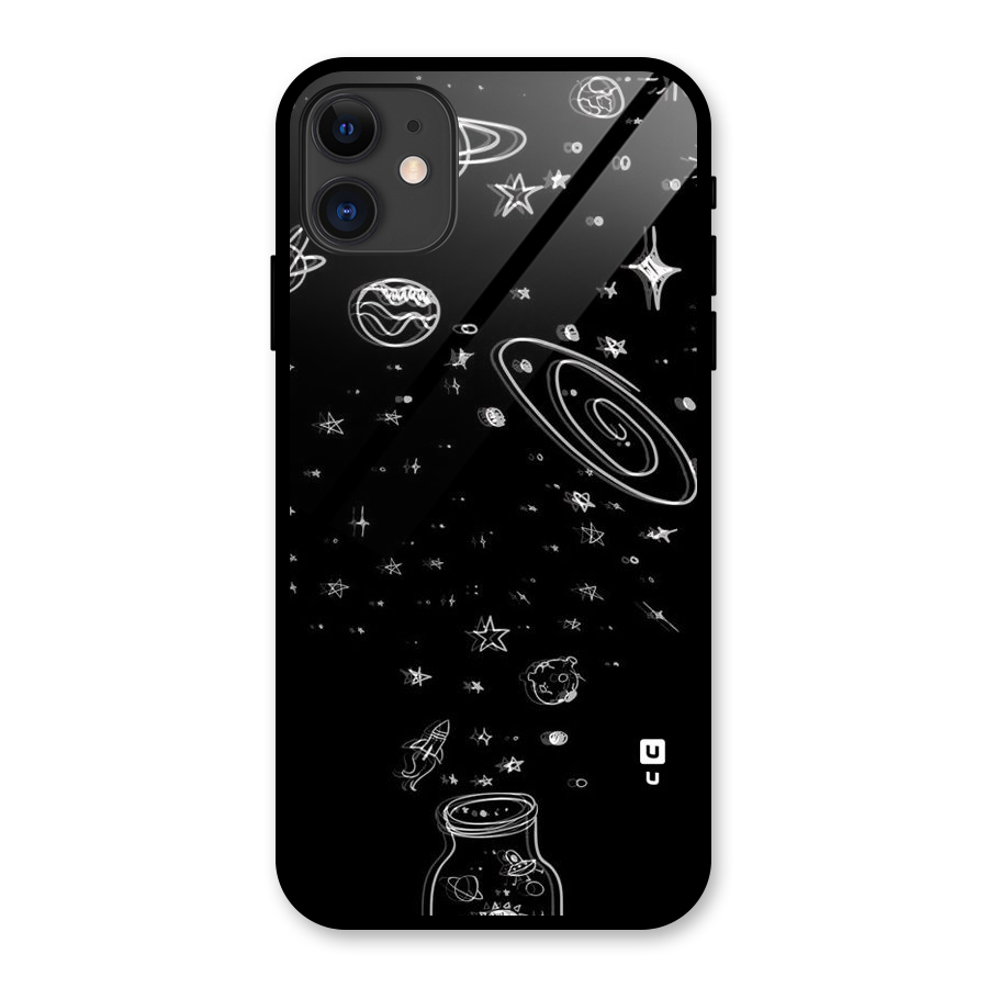 Bottle Of Stars Glass Back Case for iPhone 11