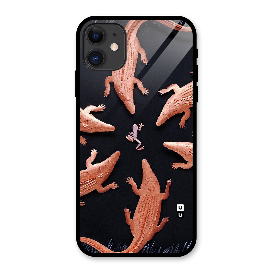 Brave Frog Glass Back Case for iPhone 11