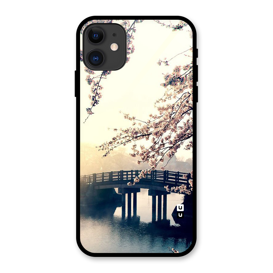 Bridge Blossom Glass Back Case for iPhone 11