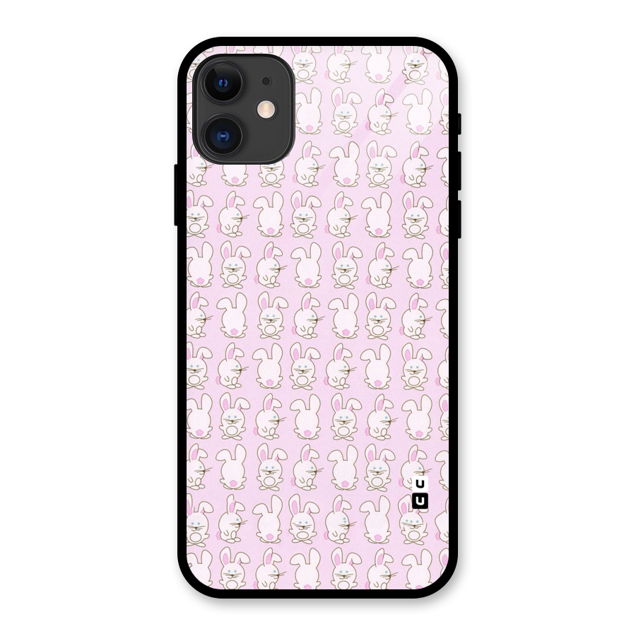 Bunny Cute Glass Back Case for iPhone 11