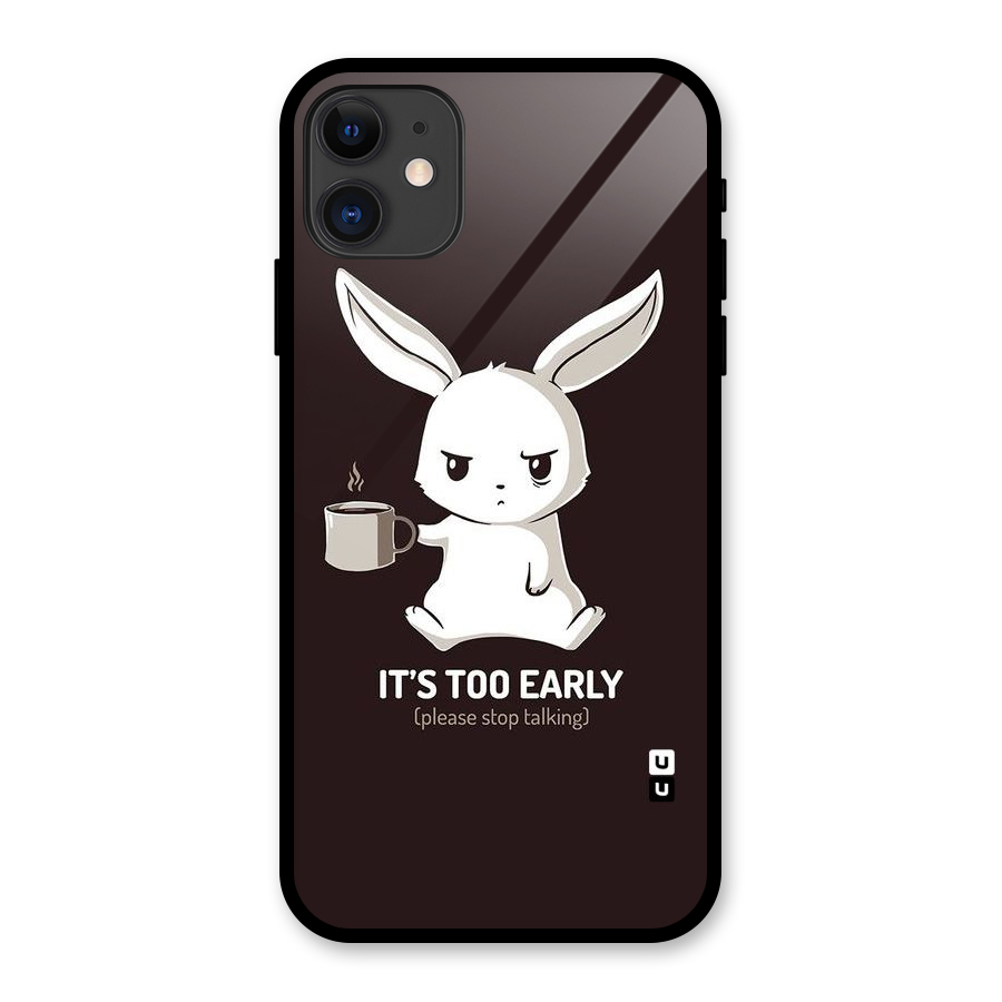 Bunny Early Glass Back Case for iPhone 11