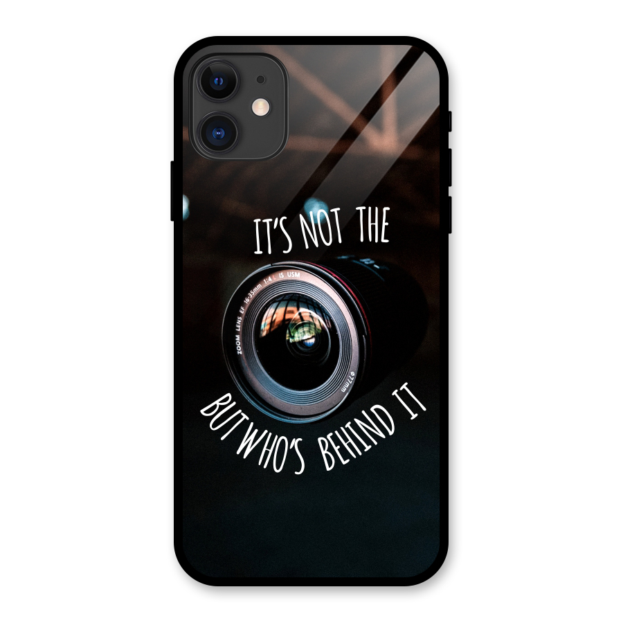 Camera Quote Glass Back Case for iPhone 11