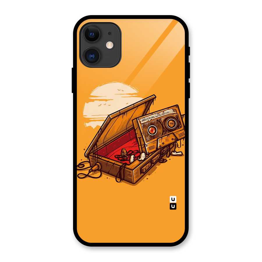 Casette Box Glass Back Case for iPhone 11