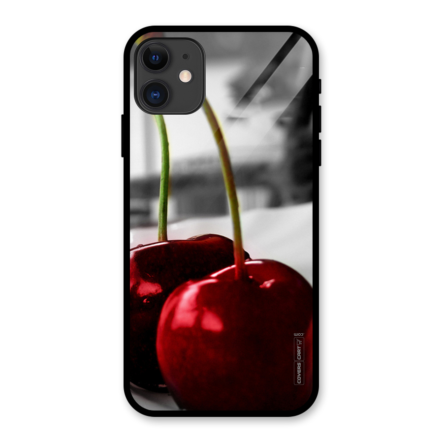 Cherry Photography Glass Back Case for iPhone 11