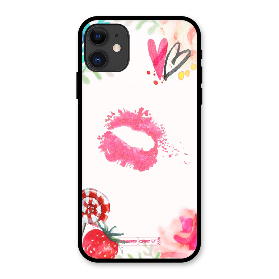 Chirpy Glass Back Case for iPhone 11