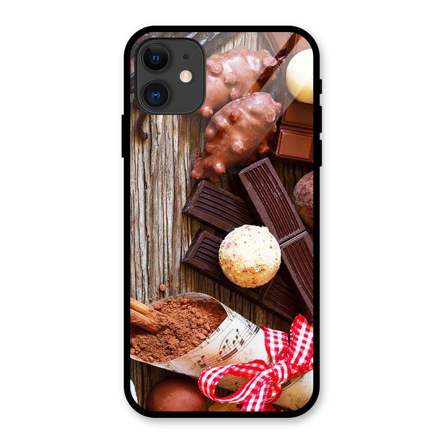 Chocolate Candies Glass Back Case for iPhone 11