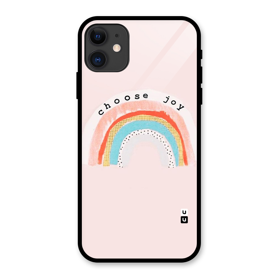 Choose Joy Glass Back Case for iPhone 11