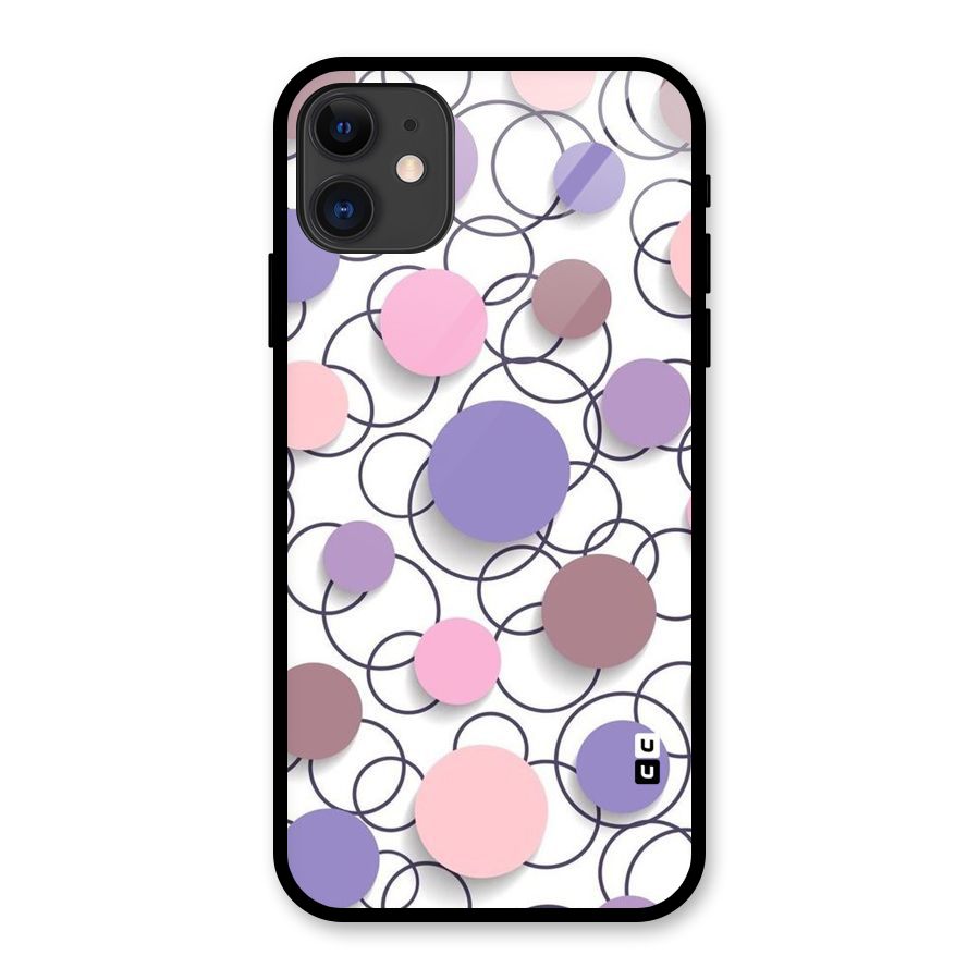 Circles And More Glass Back Case for iPhone 11